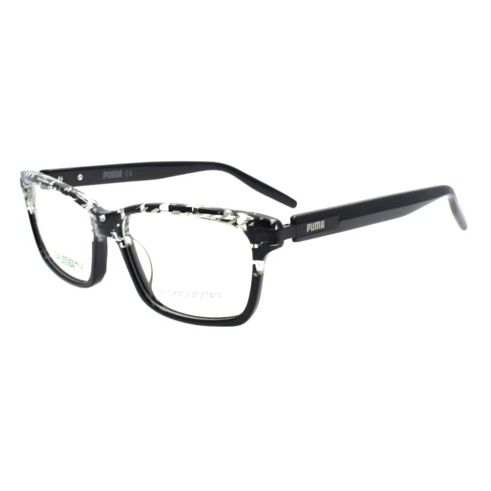 PUMA PU0263O 004 Eyeglasses Frames 53-16-140 Havana Black